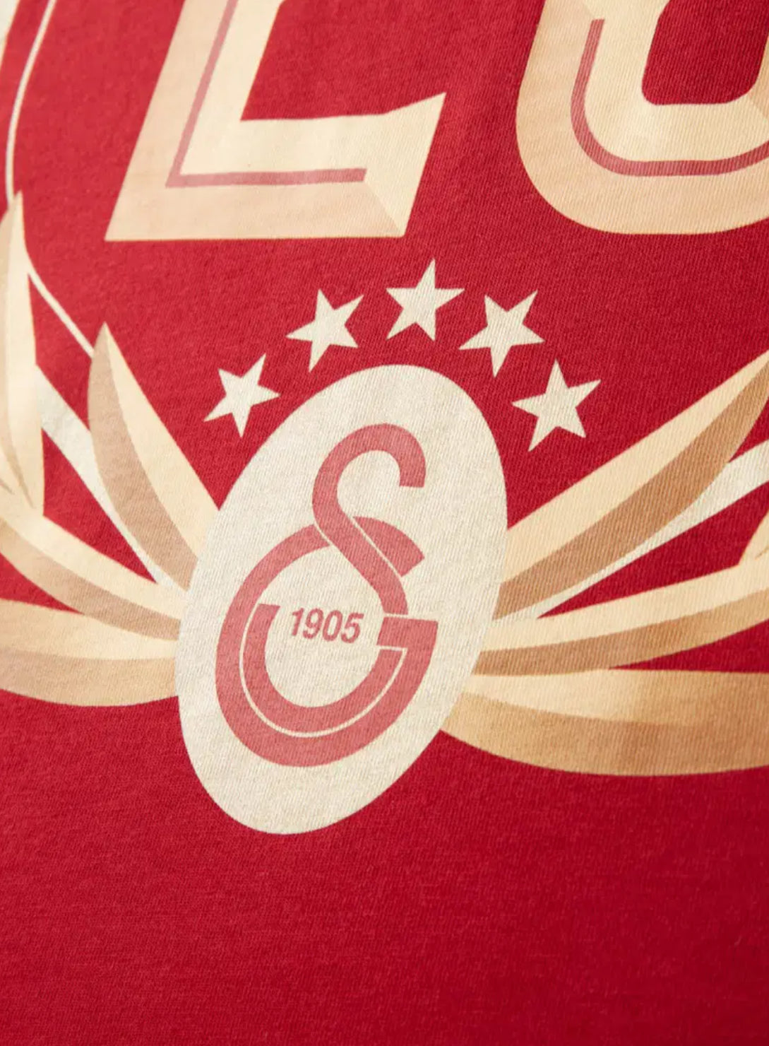 Galatasaray 25 Şampiyonluk T-Shirt Kirmizi