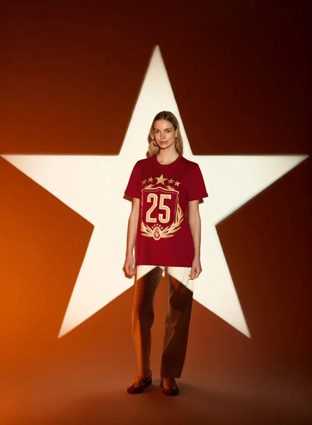 Galatasaray 25 Şampiyonluk T-Shirt Kirmizi