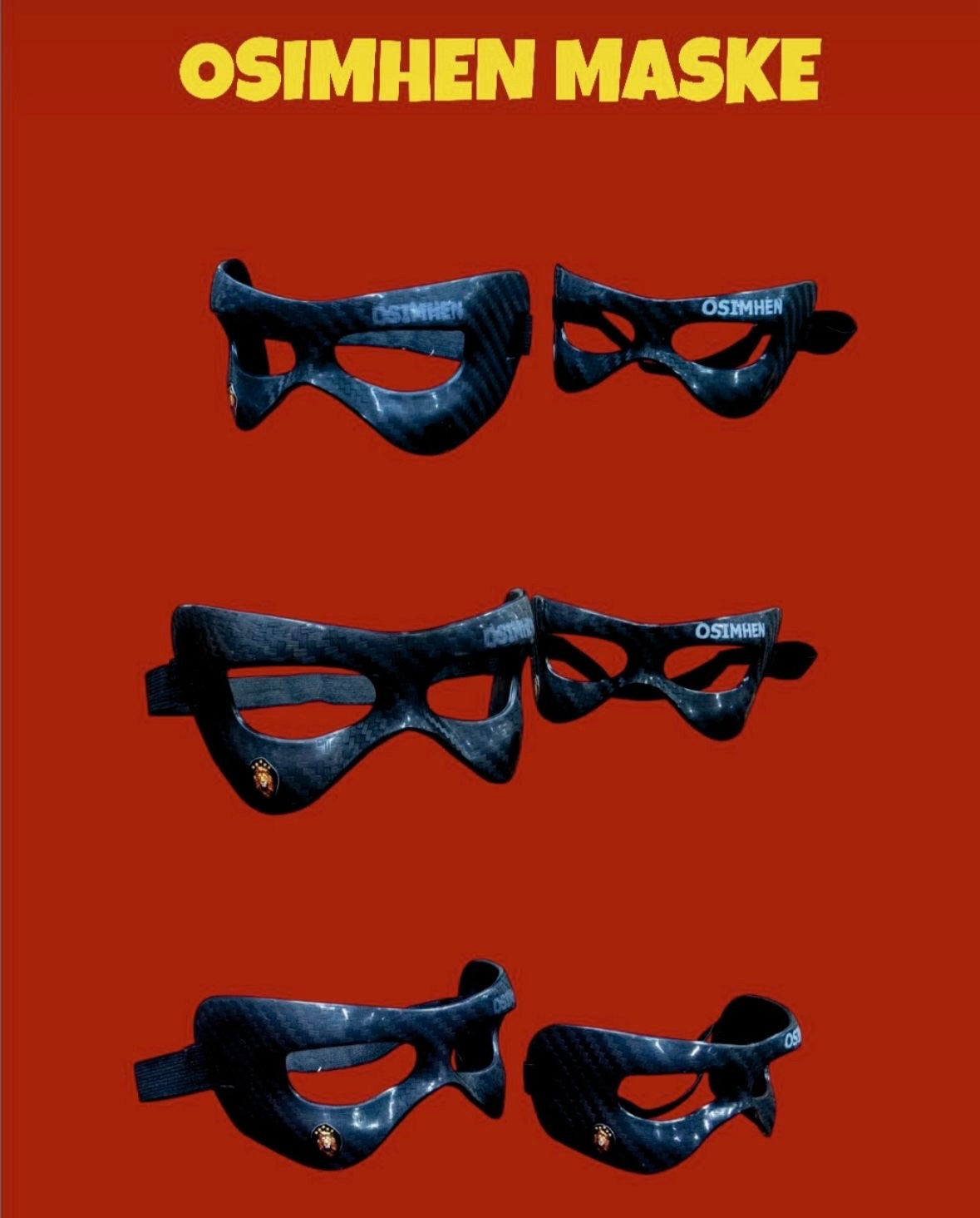 Victor Osimhen Cocuk Masker Maske