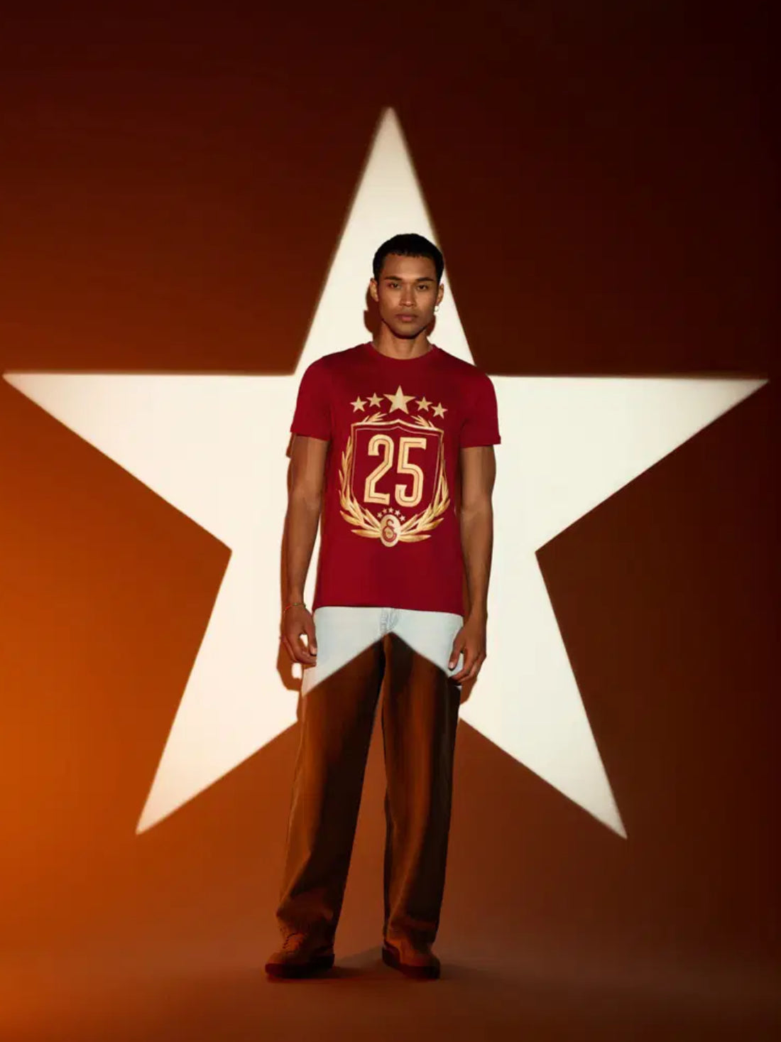 Galatasaray 25 Şampiyonluk T-Shirt Kirmizi
