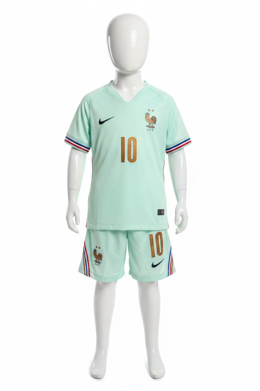 Frankrijk uitshirt voorkant met nummer 10