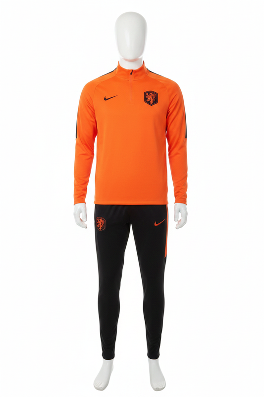 Nederland oranje trainingspak volwassen voorkant